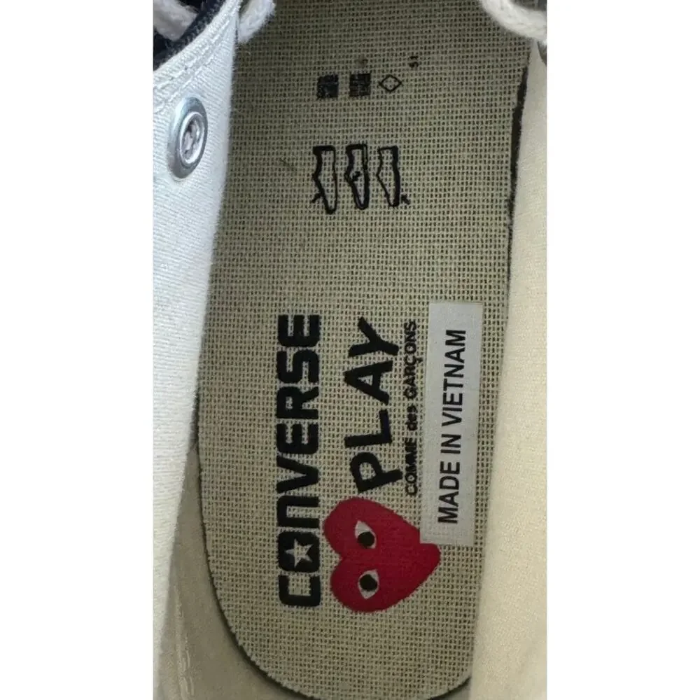 Converse x COMME des GARÇONS PLAY Chuck 70 High Black Heart Unisex-W7/M5 150204C